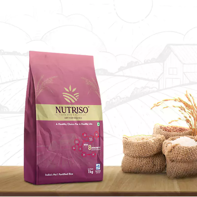 Buy HMT Fortified Rice 1kg/5kg/10kg | Multivitamin Rice - Nutriso